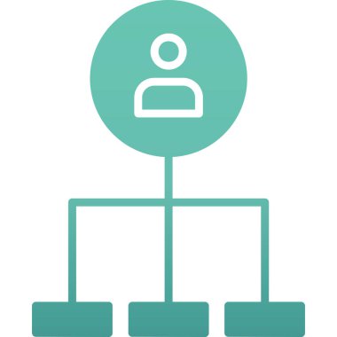 iş vektörü simgesi modern illüstrasyon