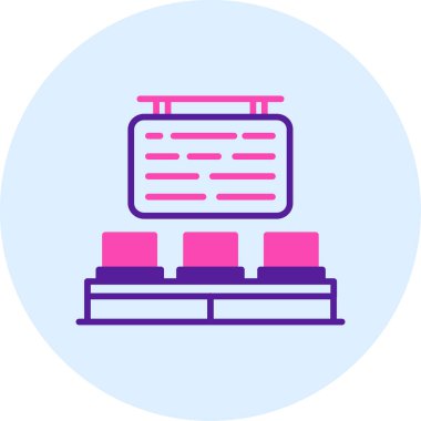 Kitap. Web simgesi basit illüstrasyon