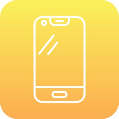 Akıllı telefonun vektör çizimi