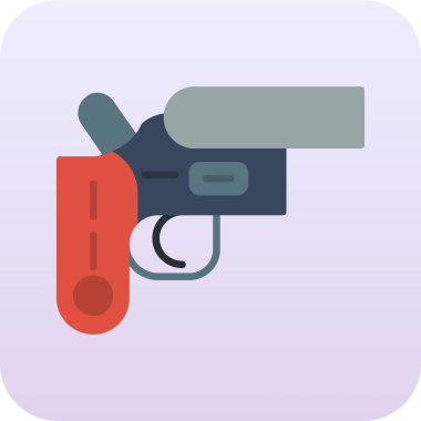 silah simgesi vektör illüstrasyonu