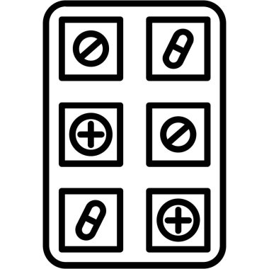 tabletler simgesi, özet tasarımı