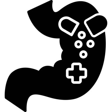 şirin bir köpek simgesinin vektör karikatürü