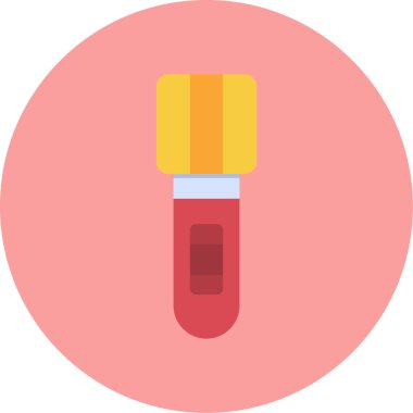 Krema krema ikonu düz stil