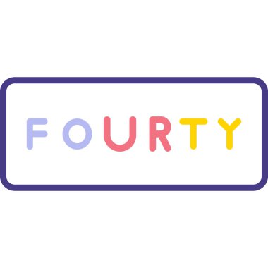 Modern renkli logonun vektör çizimi