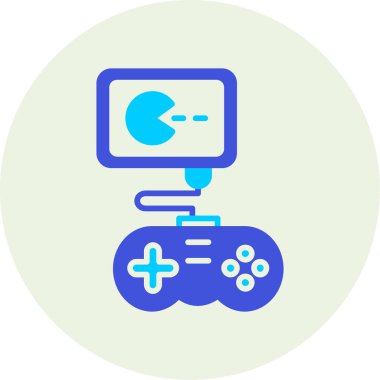 oyun simgesi vektör çizimi