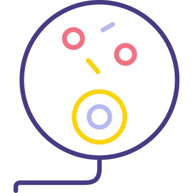 Bebeğim. Web simgesi basit illüstrasyon