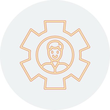 Tekerlekli bir kadının vektör çizimi