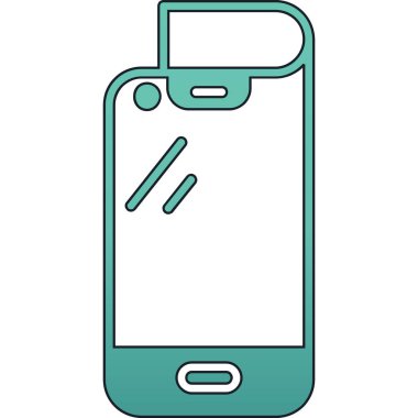 boş ekran ile Smartphone