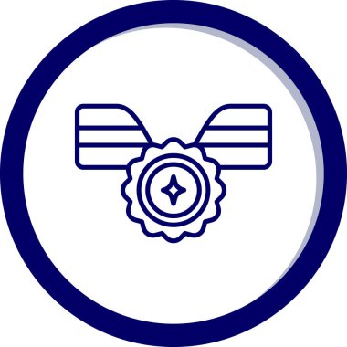 askeri amblem vektör simgesi