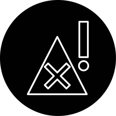 ok simgesinin vektör illüstrasyonu