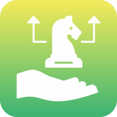 Uzun gölge tarzında bir köpek ikonu