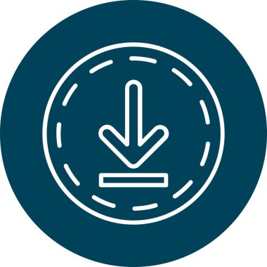 ok simgesi vektör illüstrasyonu