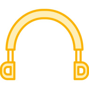 kulaklıklar modern vektör illüstrasyonu