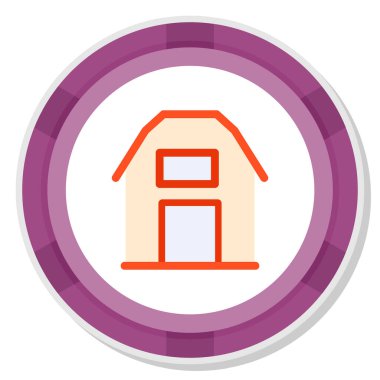 ev simgesi vektör illüstrasyonu