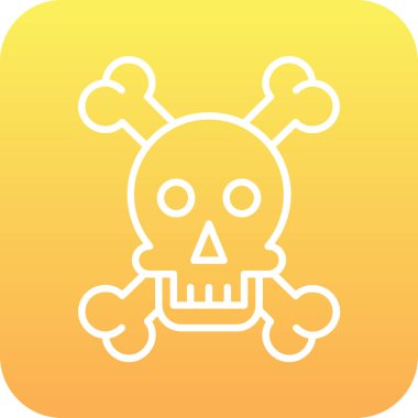 kafatası simgesi dijital tasarımı