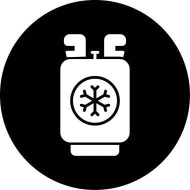 Benzin istasyonu simgesinin vektör illüstrasyonu