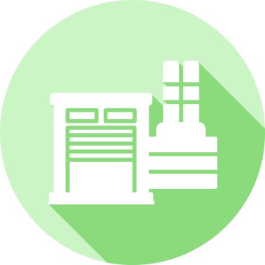 bina simgesi, vektör illüstrasyonu