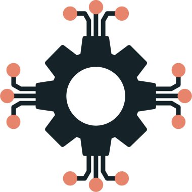 dişli simgesi vektör illüstrasyonu