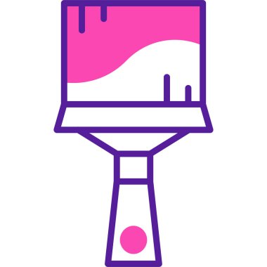 Krema. Web simgesi basit illüstrasyon