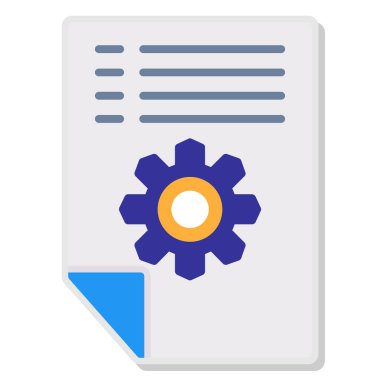 Ayar web simge vektör çizim