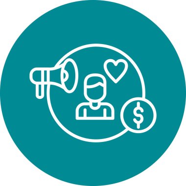 para simgesi vektör illüstrasyonu