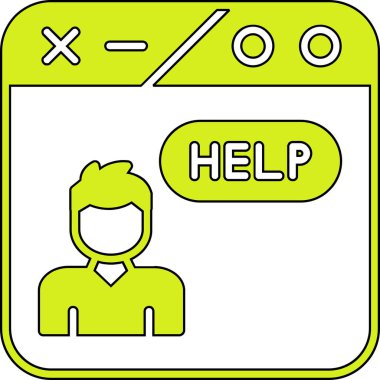 yardım simgesi çizimi