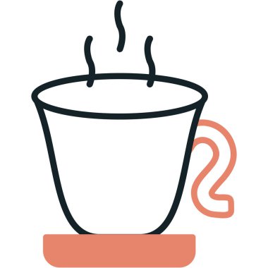 kahve fincanı vektör simgesi