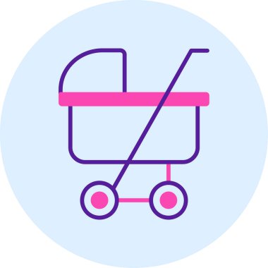 Tramvay. Web simgesi basit illüstrasyon