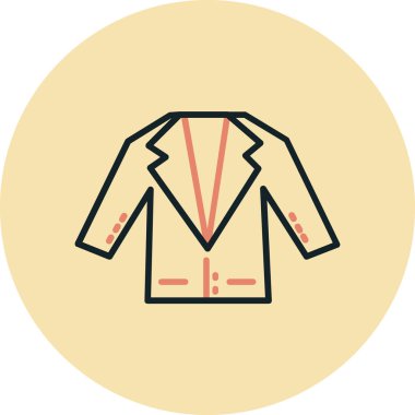 Moda. Web simgesi basit illüstrasyon