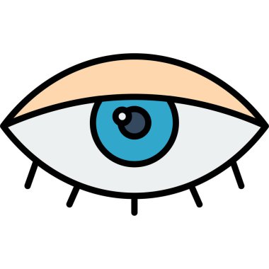 Gözlüklü çizgi film vektör illüstrasyon grafik tasarımı