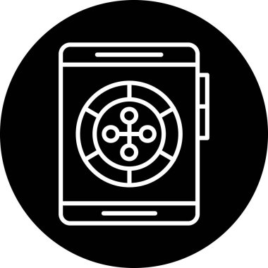 seo modern simgesinin vektör illüstrasyonu