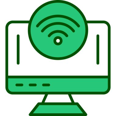 wifi modern ikon vektör çizimi