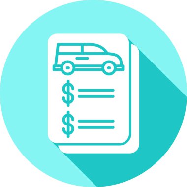 - Araba. Web simgesi basit illüstrasyon