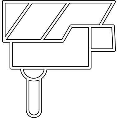 Amerika Birleşik Devletleri bayrağının vektör simgesi.