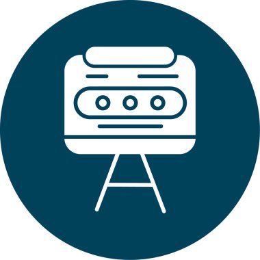 radyo web simgesi basit tasarım