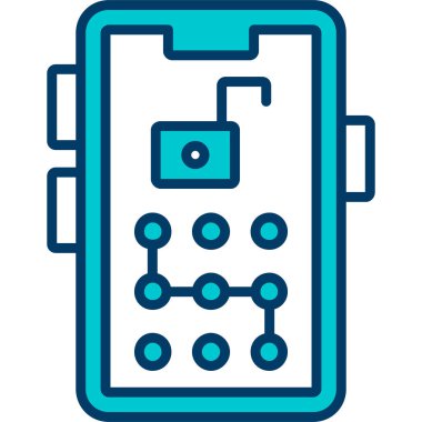 Telefon simgesi vektör illüstrasyonu