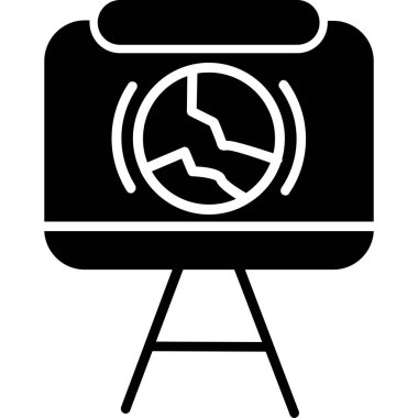 Modern kamera simgesinin vektör illüstrasyonu