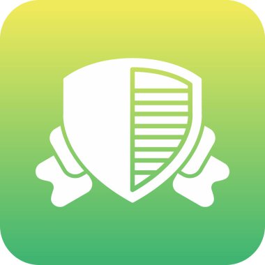 Eşsiz güvenlik miğferi vektör simgesi