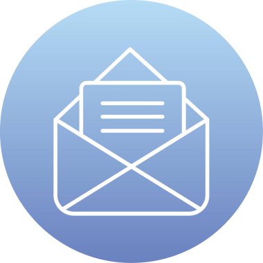 Zarf posta vektör simgesi. herhangi bir ağ için kolayca sembol ya da düzenleme yapılabilir