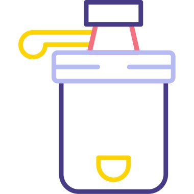 Kova. Web simgesi basit illüstrasyon