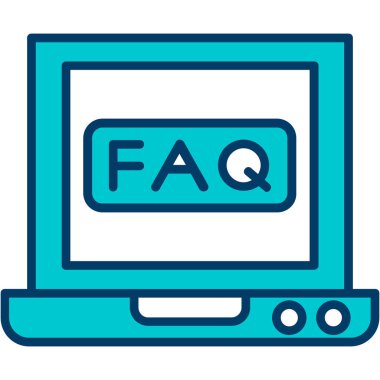 Beyaz arkaplanda izole edilmiş modaya uygun düz biçimli soru simgesi.