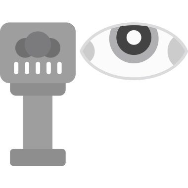 Kapalı devre televizyon ikonlu güvenlik kamerası.