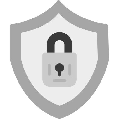 Güvenli kilit vektör illüstrasyonu