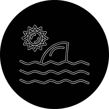 Yüzme havuzunun vektör çizimi