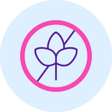 Yaprak. Web simgesi basit illüstrasyon