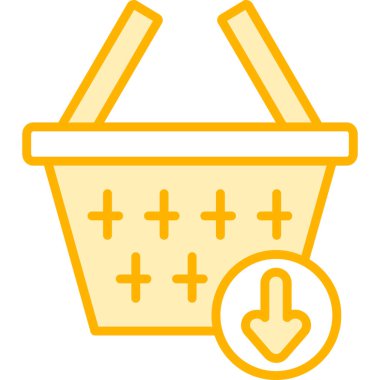 Alışveriş sepeti. Basit tasarım