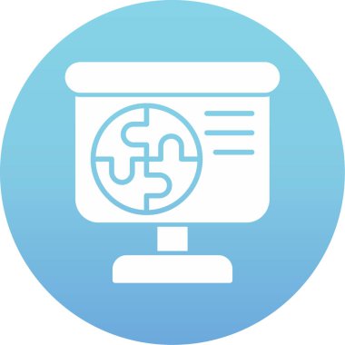 seo modern simgesinin vektör illüstrasyonu