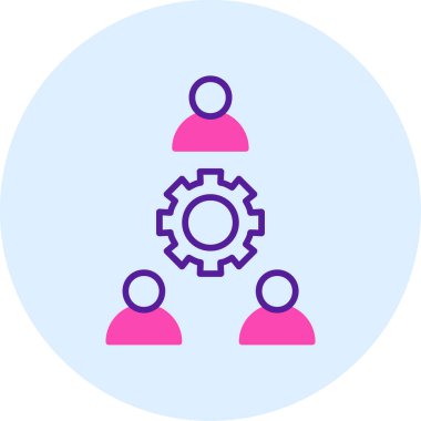 Teçhizat Web simgesi basit illüstrasyon