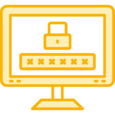 Sunucu. Web simgesi basit illüstrasyon