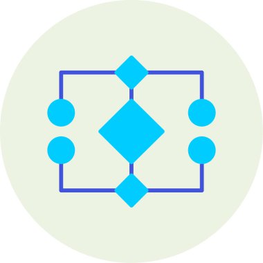 Modern bir tasarımın vektör illüstrasyonu